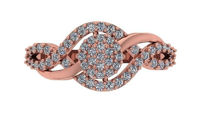 Engagement Ring 3D print model