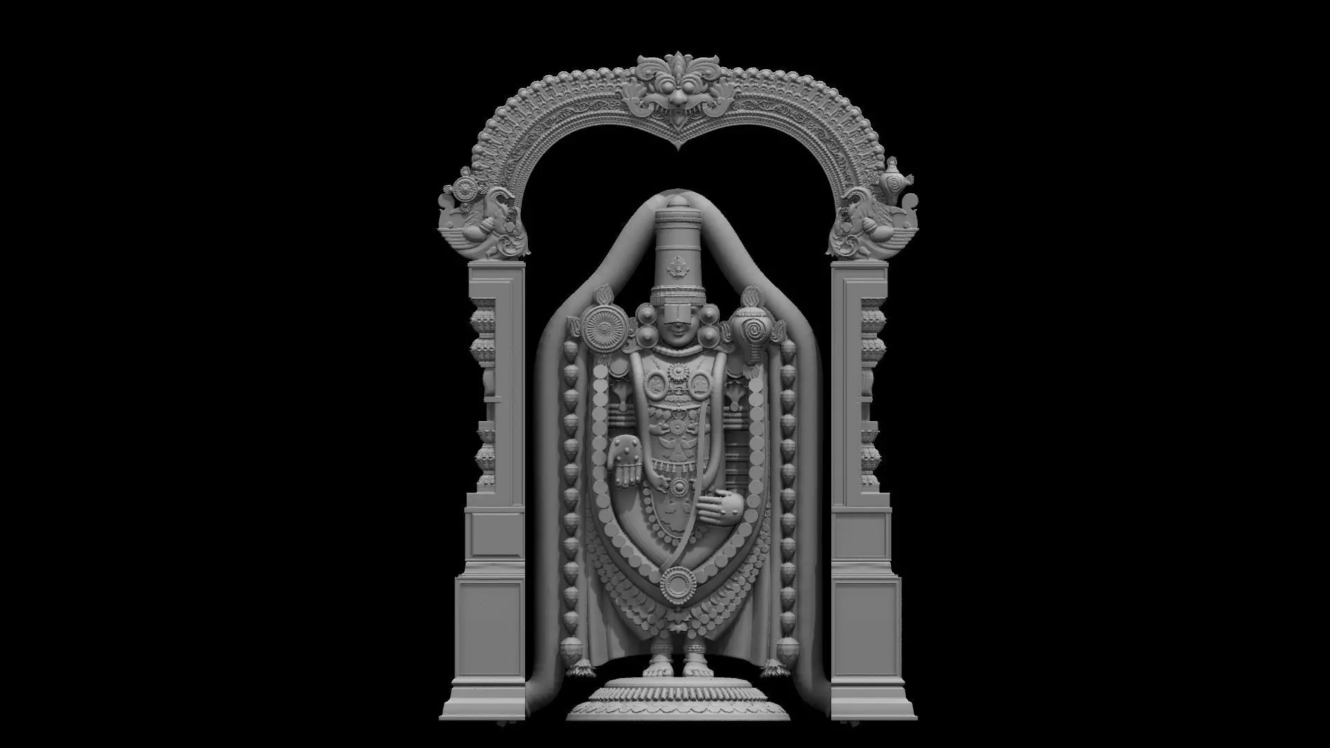 tirupati-balaji-venkatesha-solid-mesh-3d-model-cgtrader