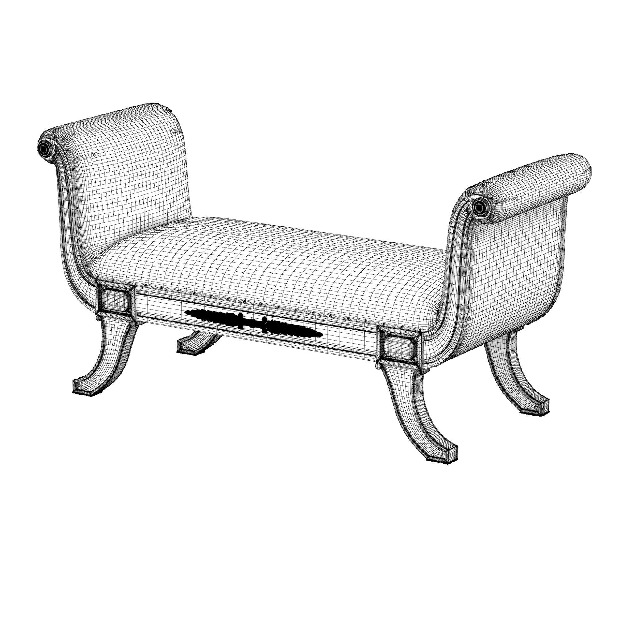 EMPIRE DAYBED 3D model_4