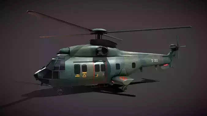 Dragon military helicopter