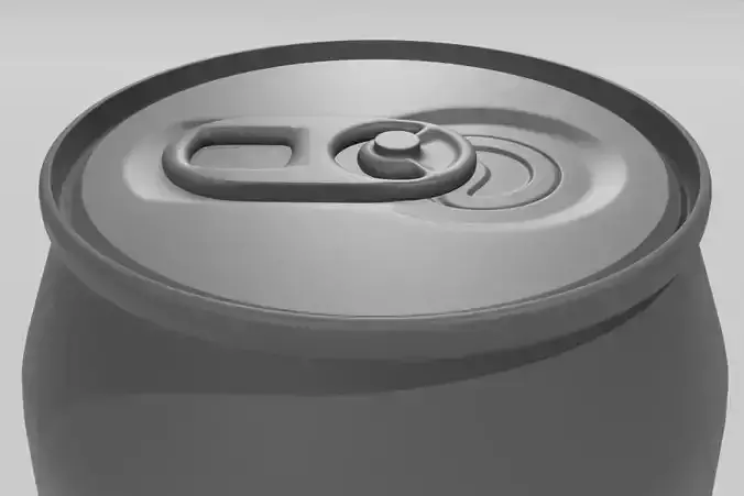 200 Ml Coca Cola Can 3D model