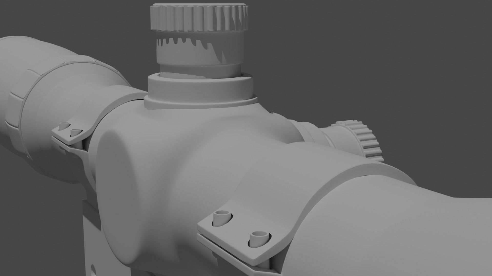 Aim or Riflescope Free low-poly 3D model_3