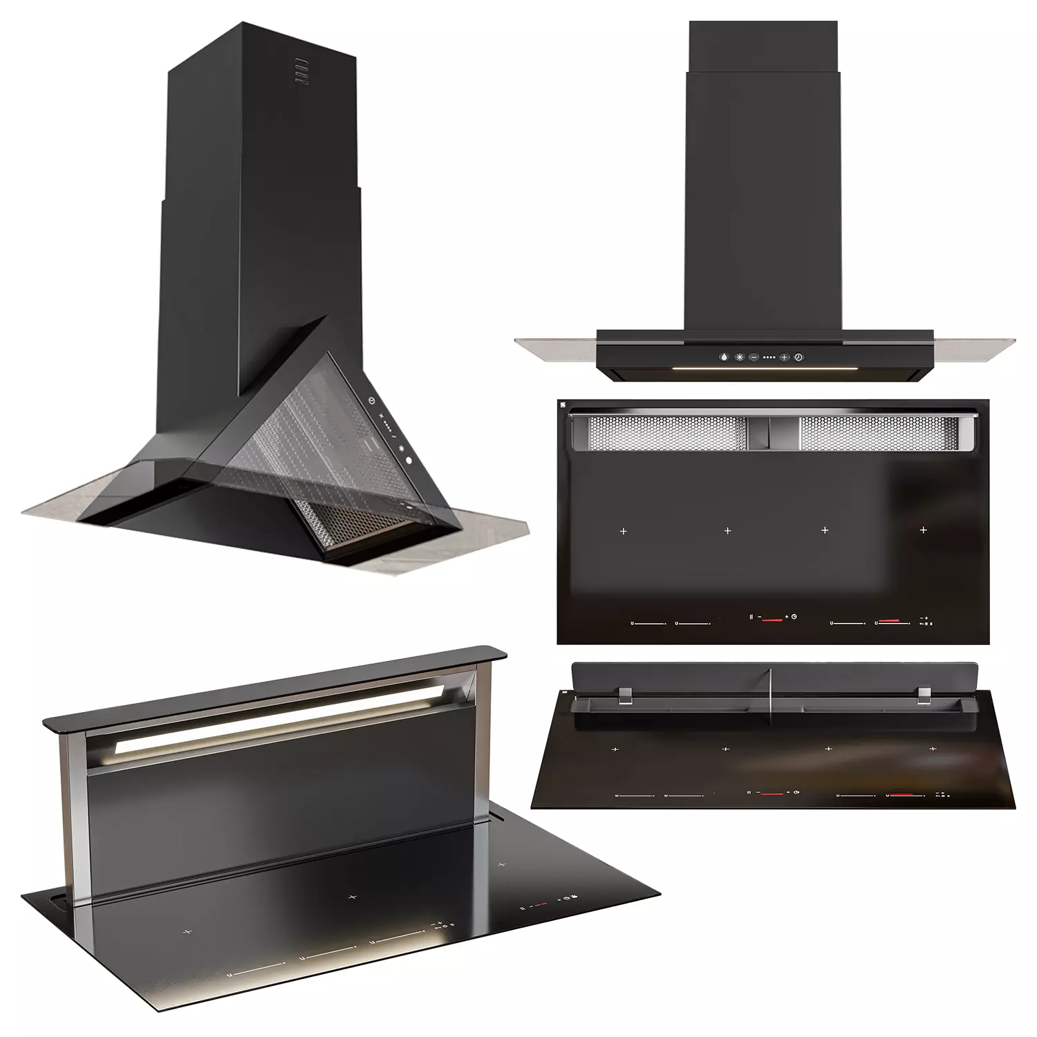 Sirius appliance set3 3D model_0