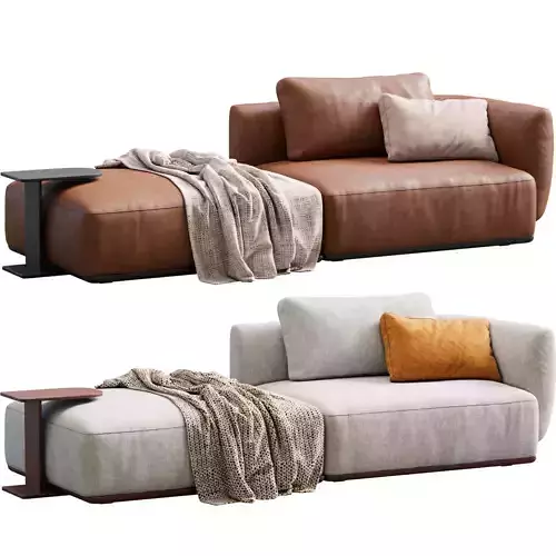 Smooth Sofa By Blanche 3D model