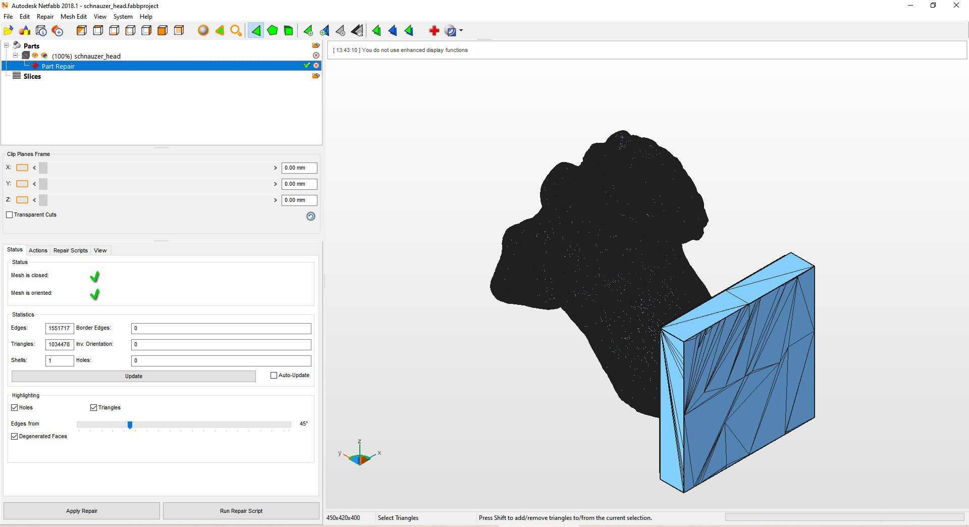schnauzer 3D print model bust of 3D print model_8