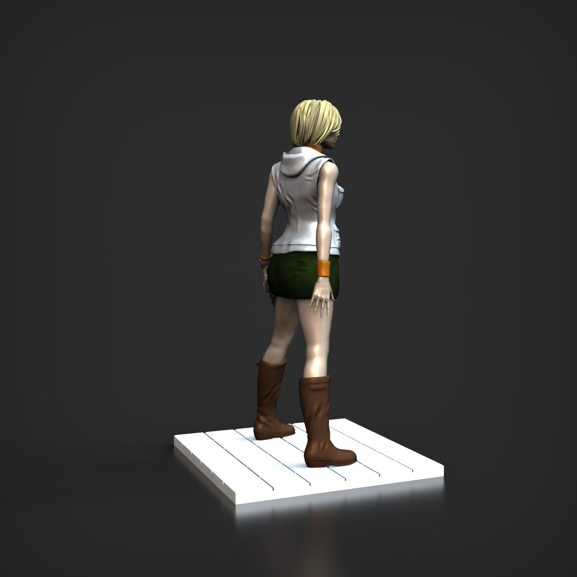 STL Heather Mason Silent hill 3 3D print model_6