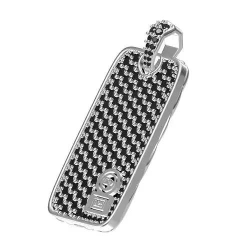 Black Diamond Mens Pendant