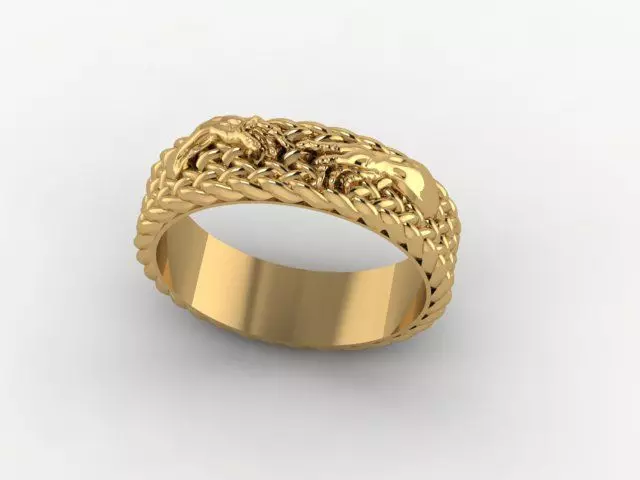Adam hand ring 3D print model