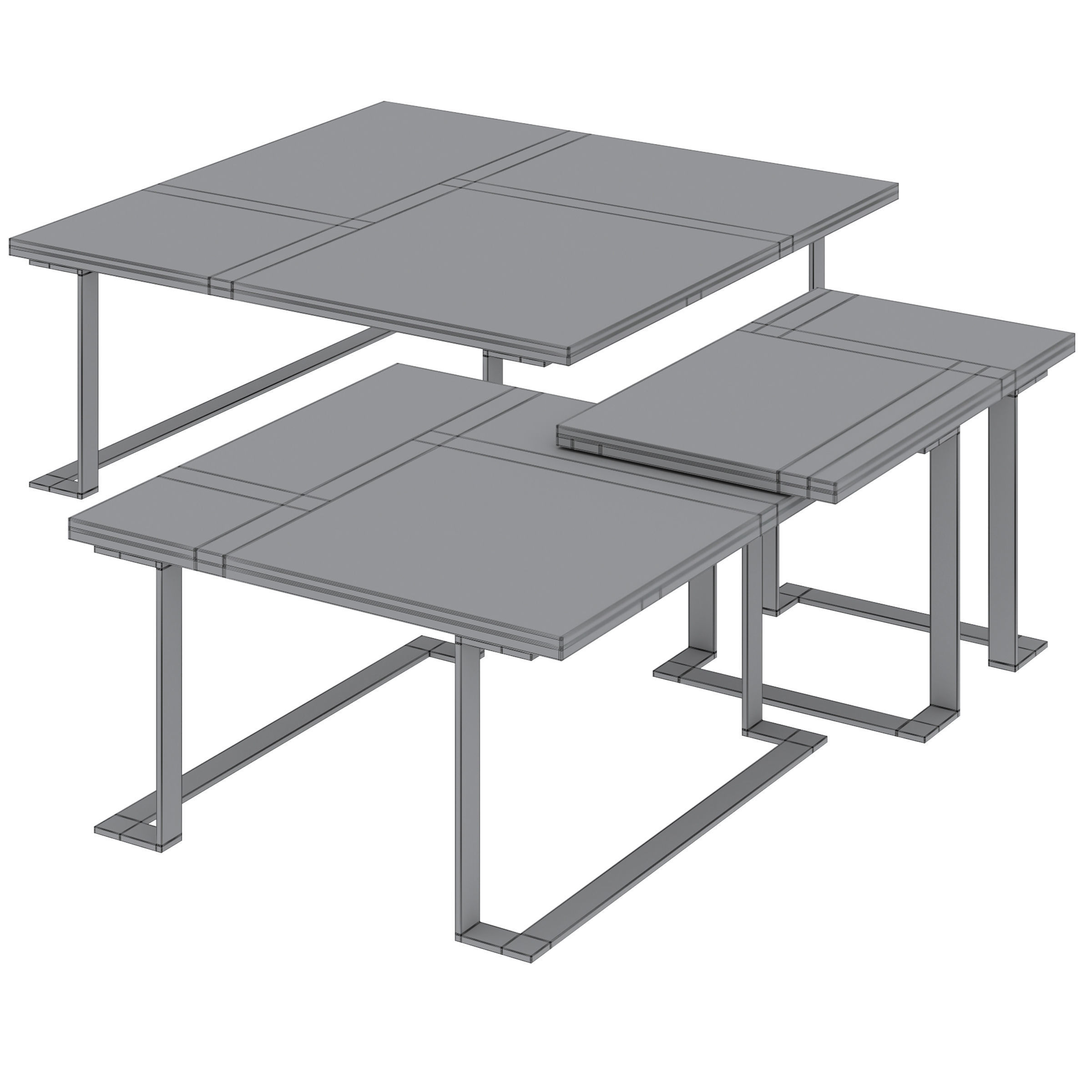 Coffee table MOKAITE by Epoque 3D model_5