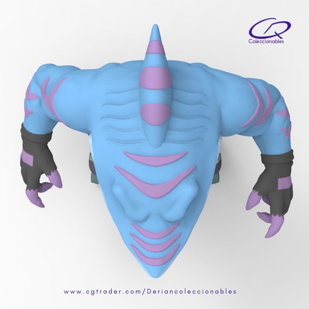 Street Sharks - Streex - Full figure 3D print model_18
