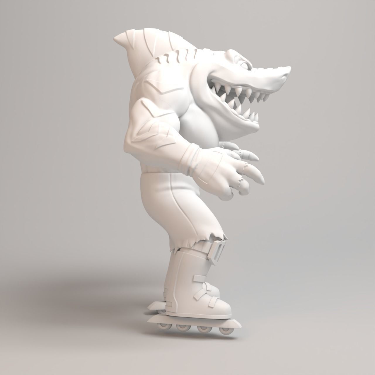 Street Sharks - Streex - Full figure 3D print model_14