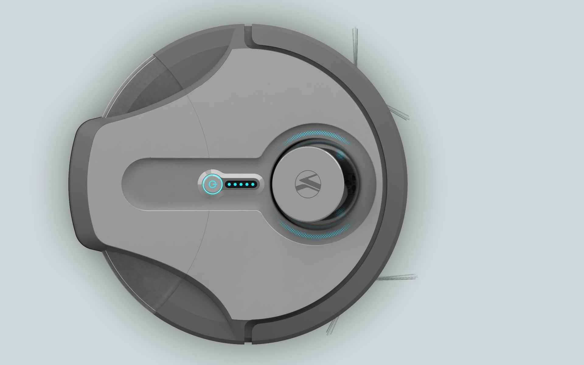 Robot Vacumm concept design 3D model_2