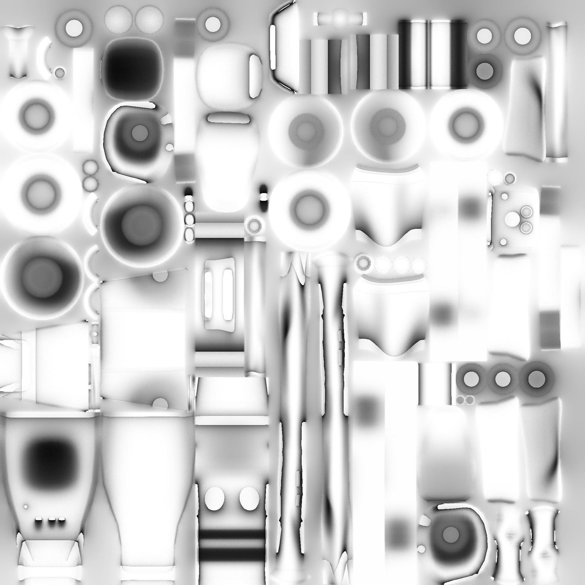 Cartoon Kart I07 Orange - Vehicle Racing Design Low-poly 3D model_23