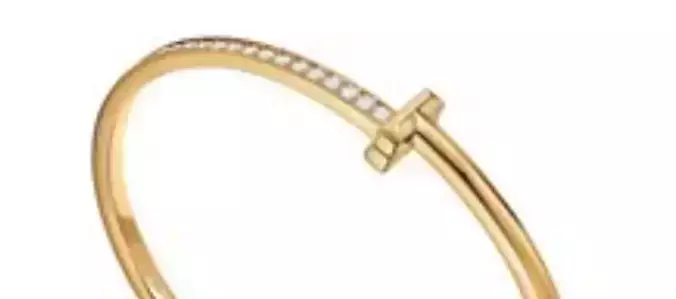 Tiffany T T1 Narrow Diamond Hinged Bangle 3D print model