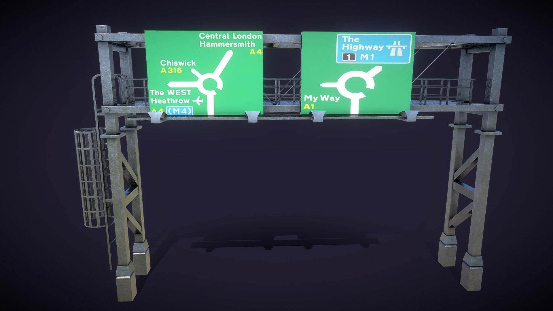 Ramp indicator 3D model_1