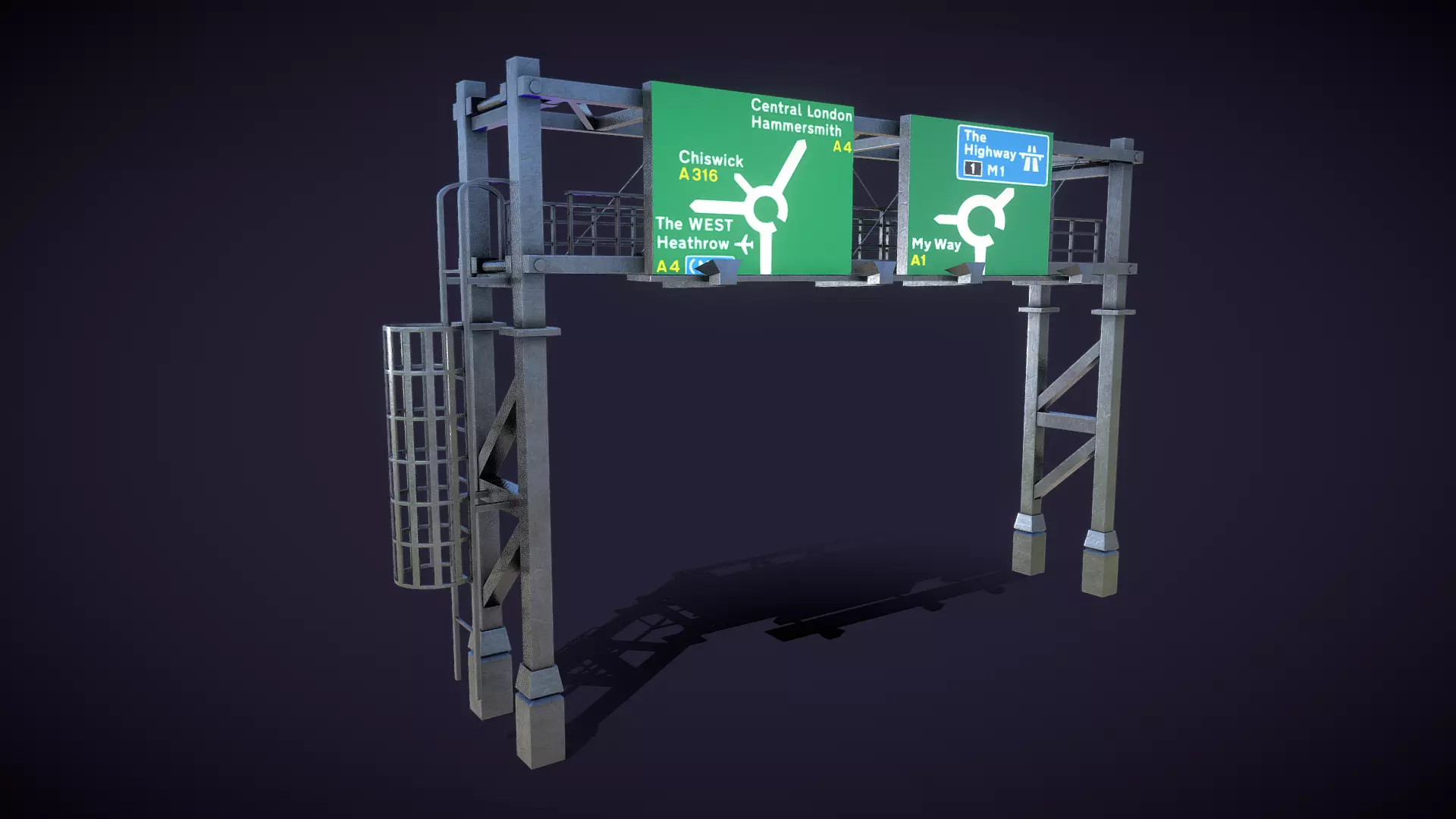 Ramp indicator 3D model_0