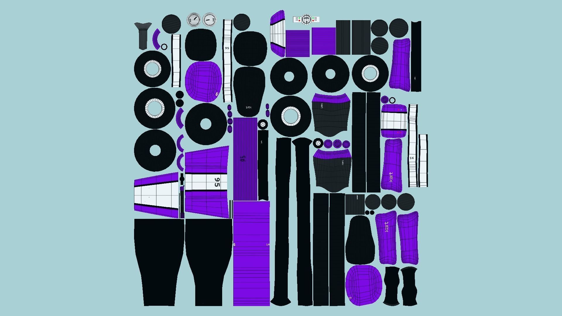 10 Cartoon Kart I Collection - Vehicle Racing Design _79