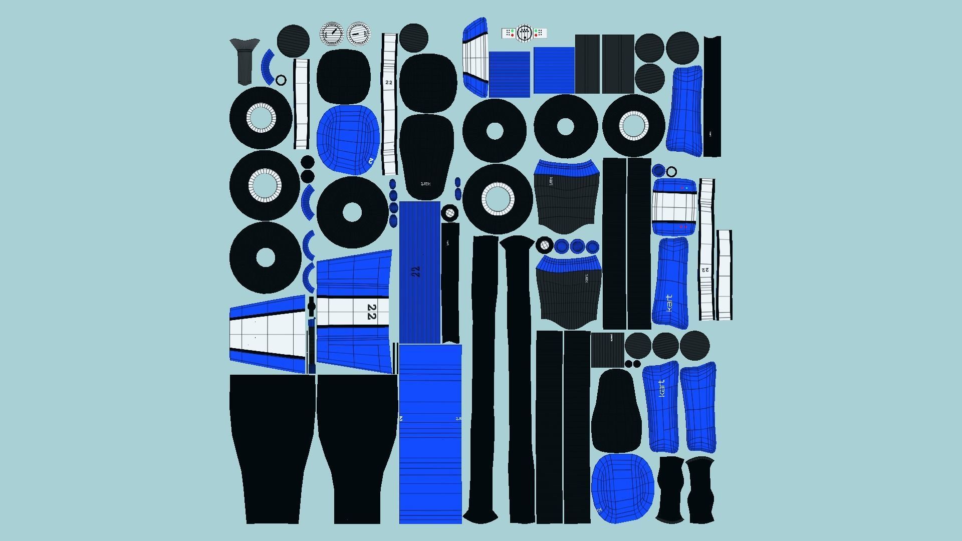 10 Cartoon Kart I Collection - Vehicle Racing Design _84