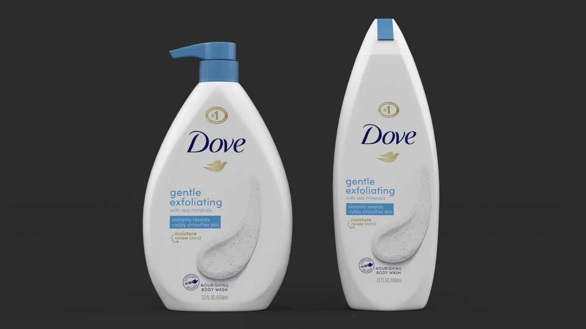 Dove Body Wash 3D model