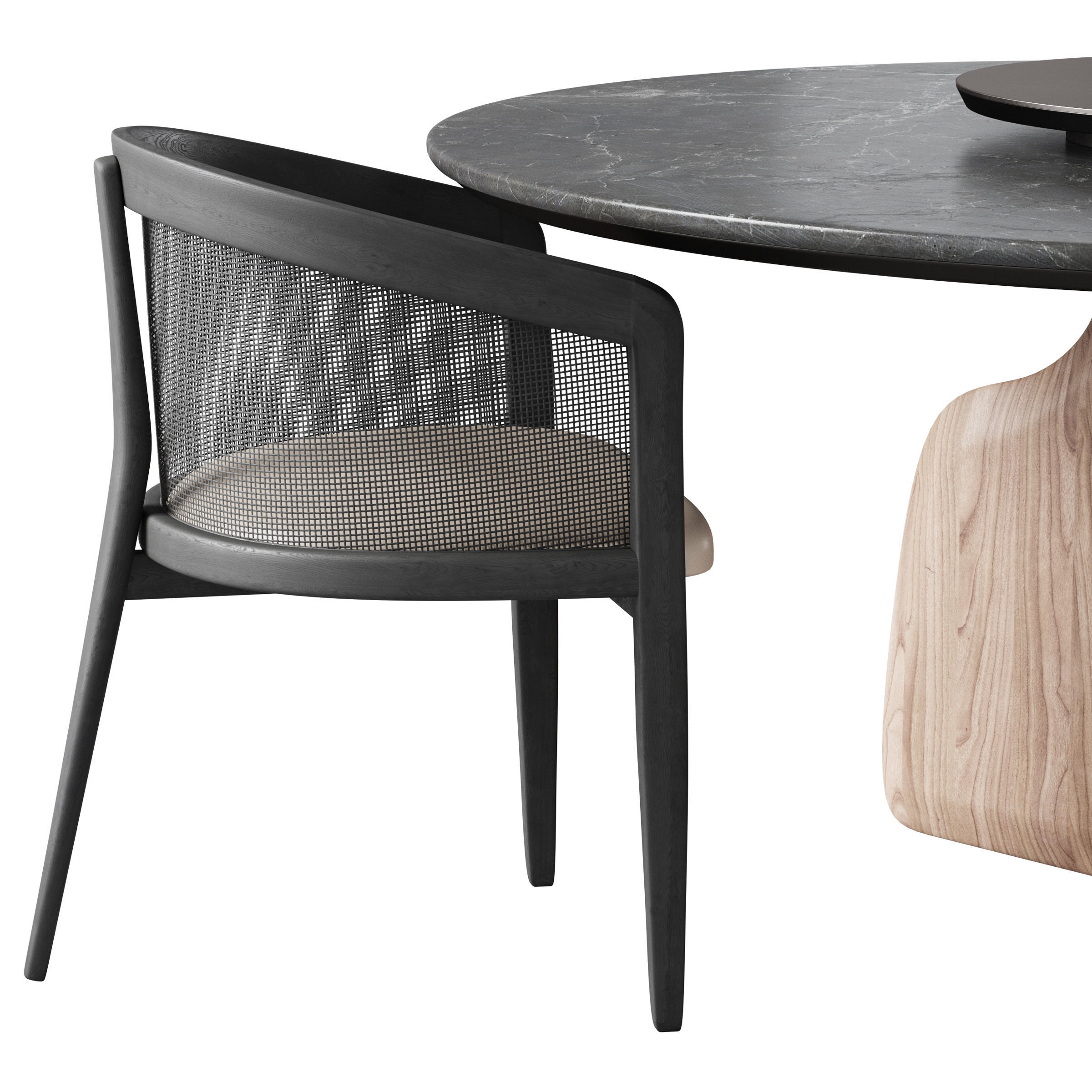 table ASTER chair Cordelia by Enne 3D model_1