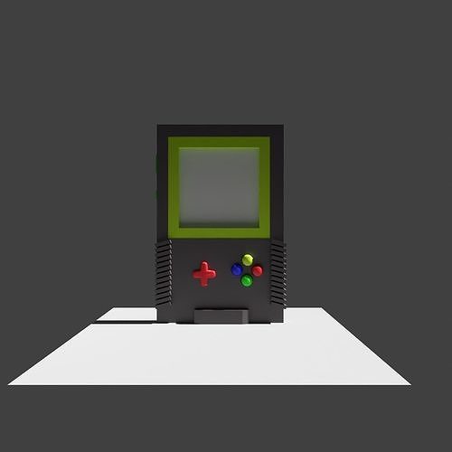 Gameboy 3D model