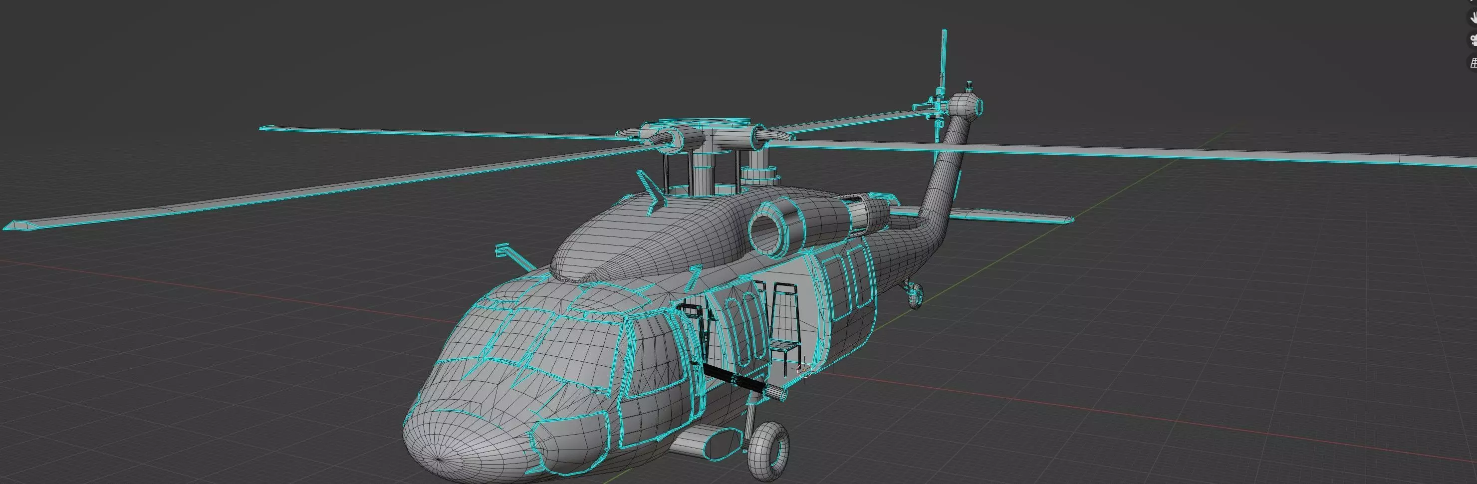 blackhawk chinook helicopter - chinook helicopter Free 3D model