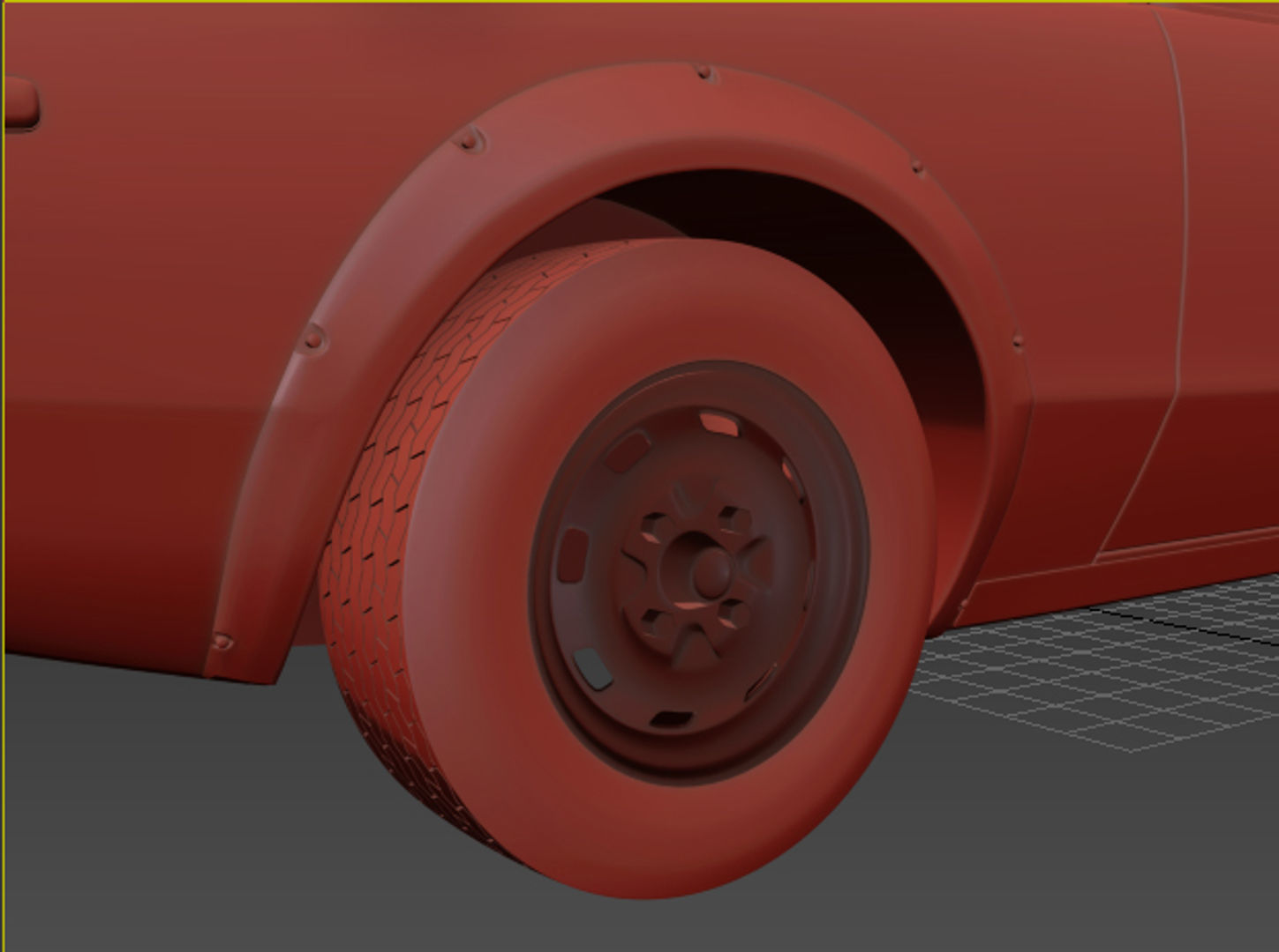 Nissan Skyline GT-R KPGC110 3D model_11