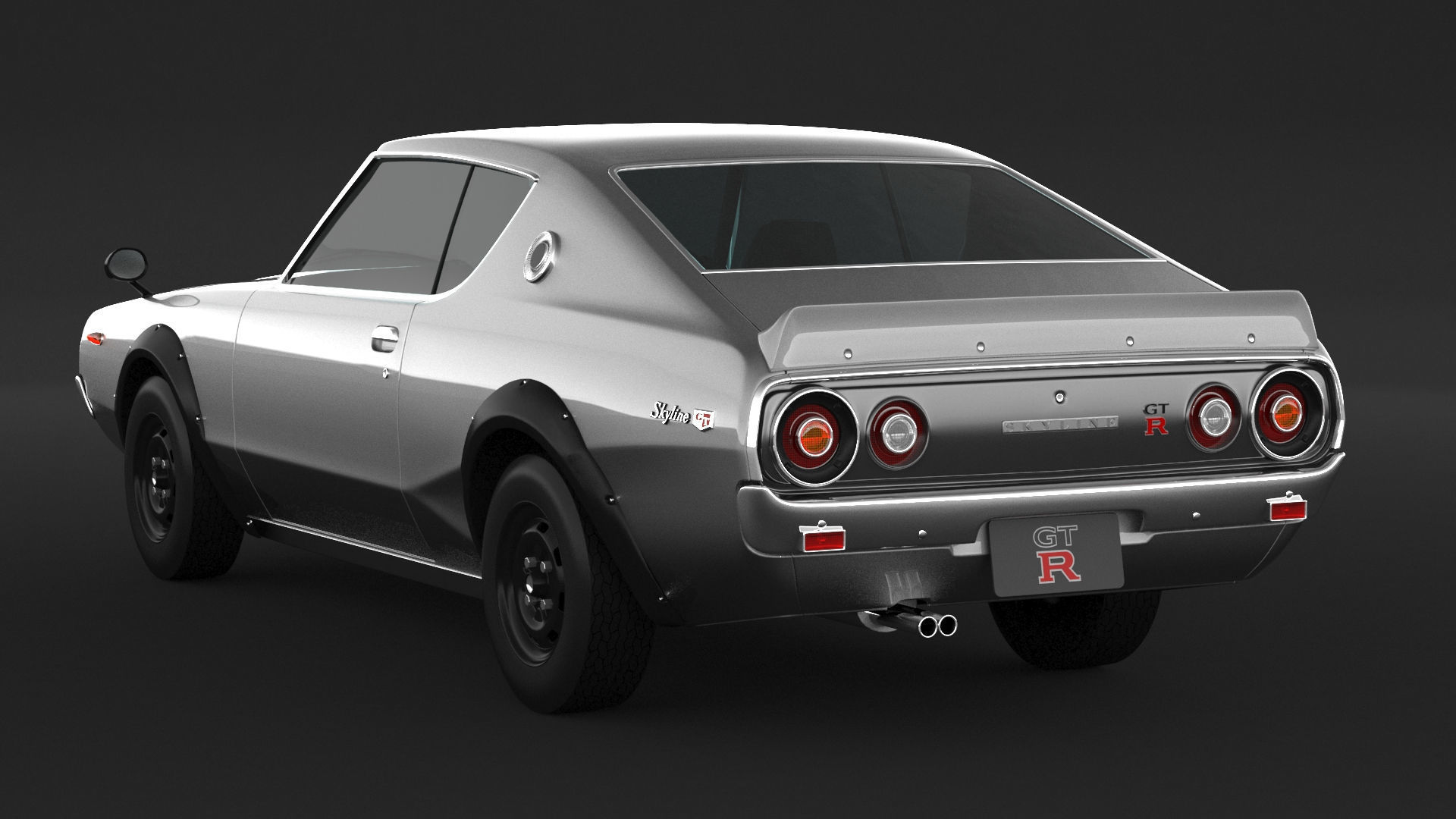 Nissan Skyline GT-R KPGC110 3D model_3
