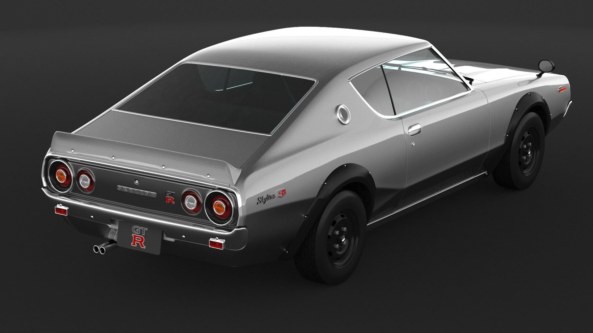 Nissan Skyline GT-R KPGC110 3D model_6
