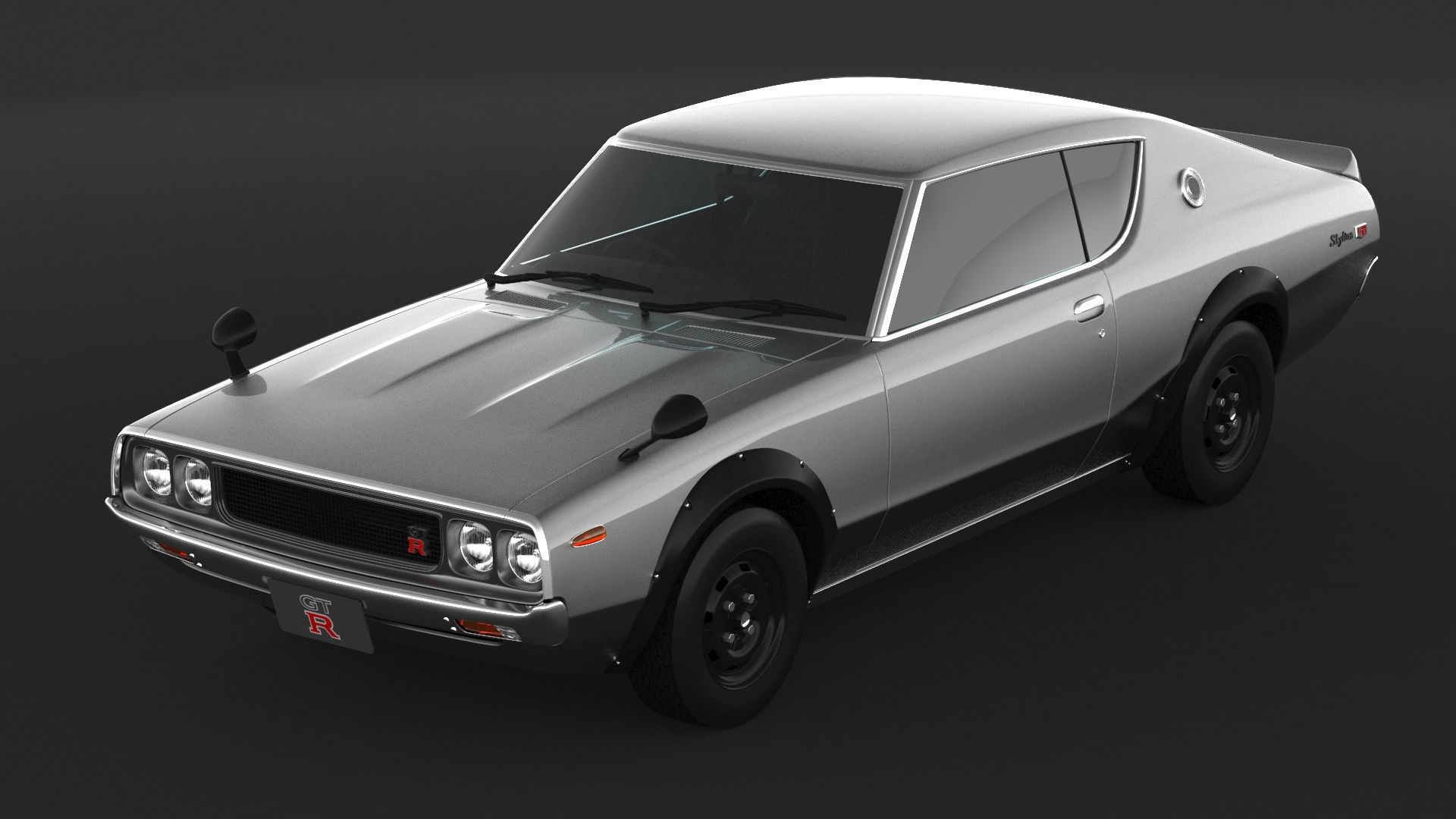Nissan Skyline GT-R KPGC110 3D model_5