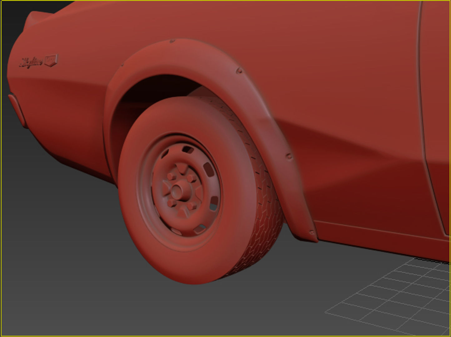 Nissan Skyline GT-R KPGC110 3D model_12