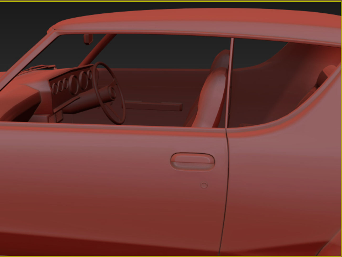 Nissan Skyline GT-R KPGC110 3D model_14