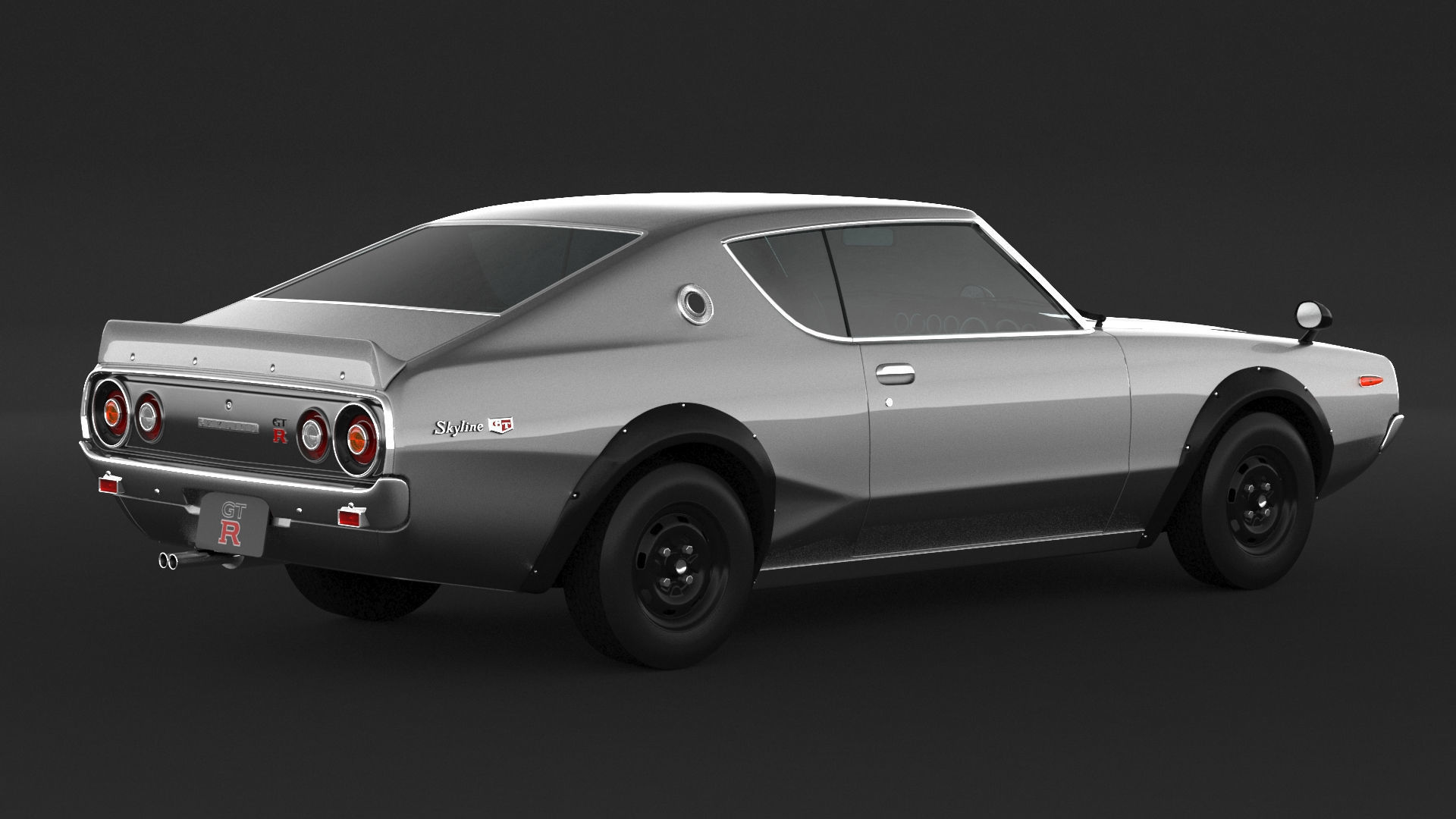 Nissan Skyline GT-R KPGC110 3D model_1