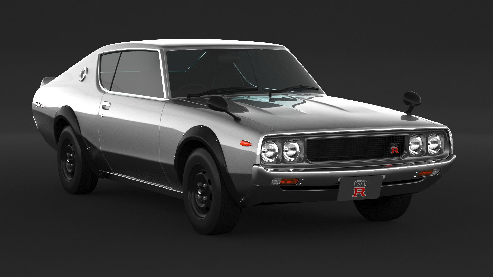 Nissan Skyline GT-R KPGC110 3D model_2