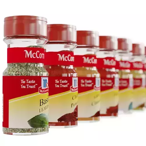 McCormick Spices Set 3D model