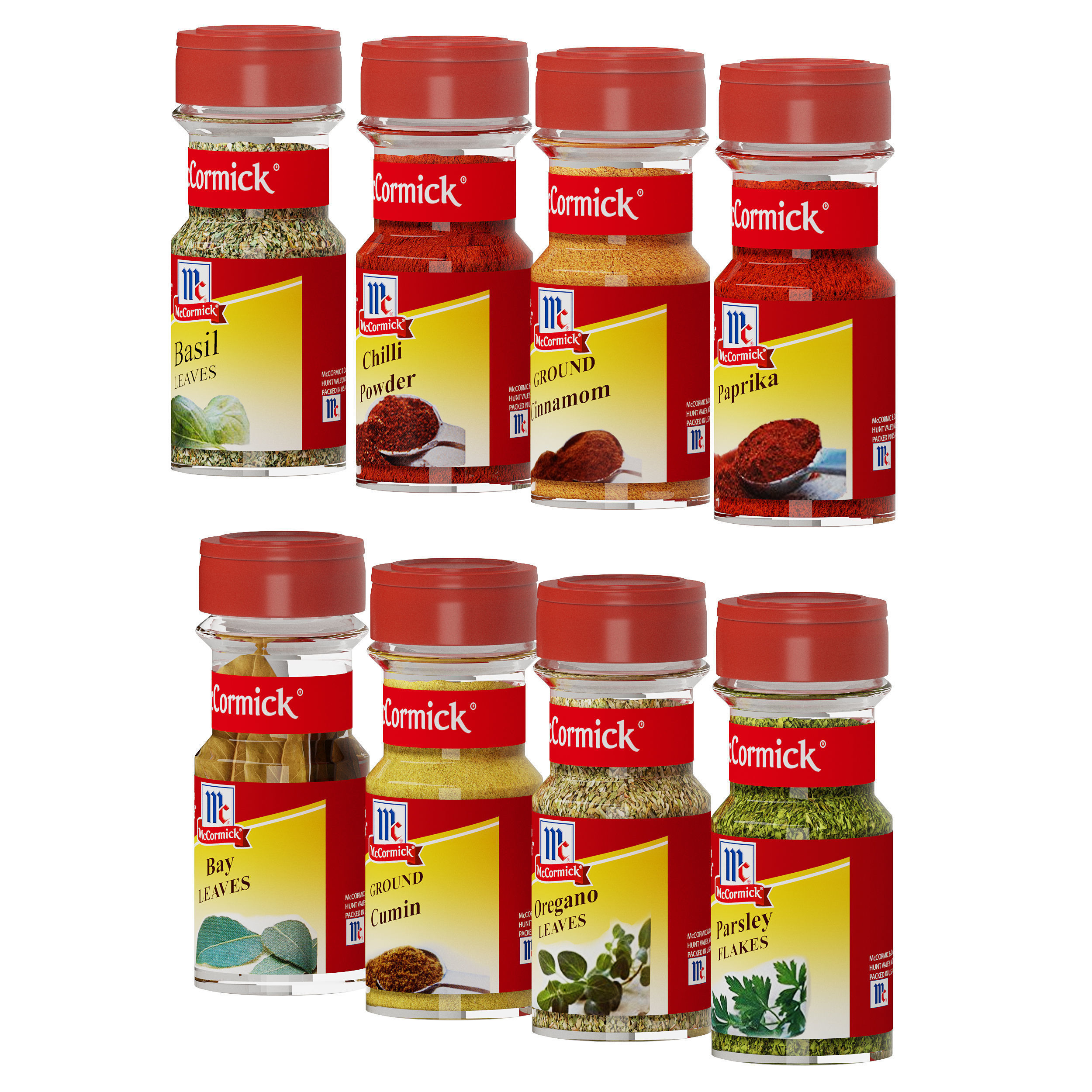 McCormick Spices Set 3D model_2