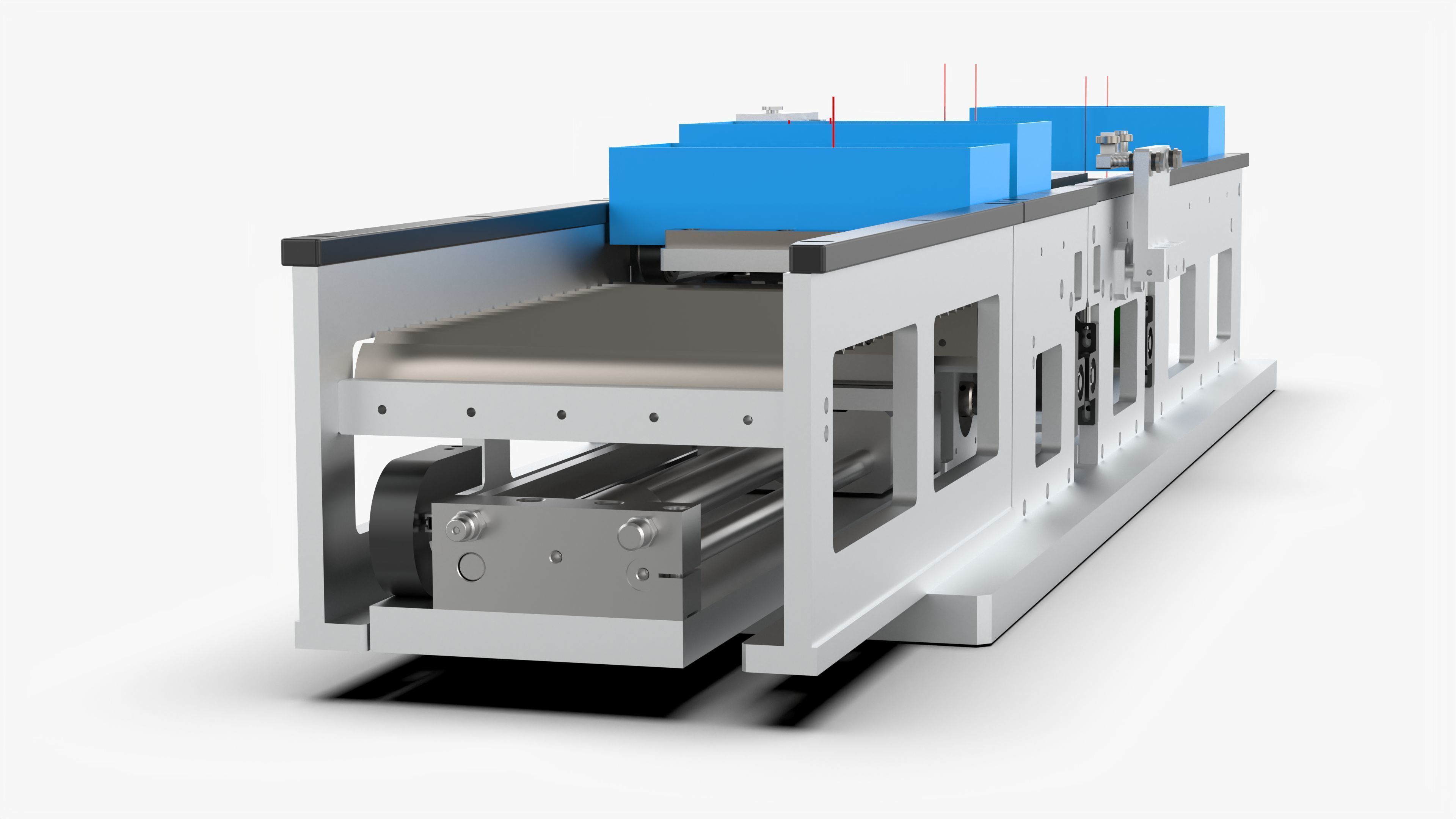 Box Conveyor Belt Line 3D model | CGTrader