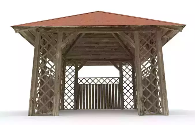 Wooden Garden Pergola Gazebo Arbor