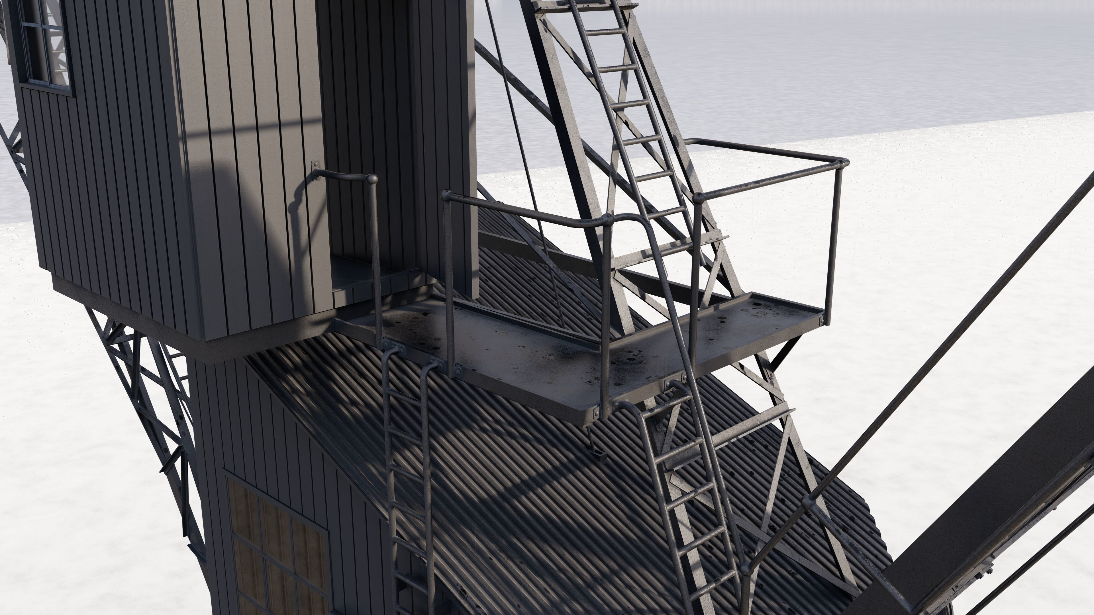 Southampton Crane 3D model 3D model_16