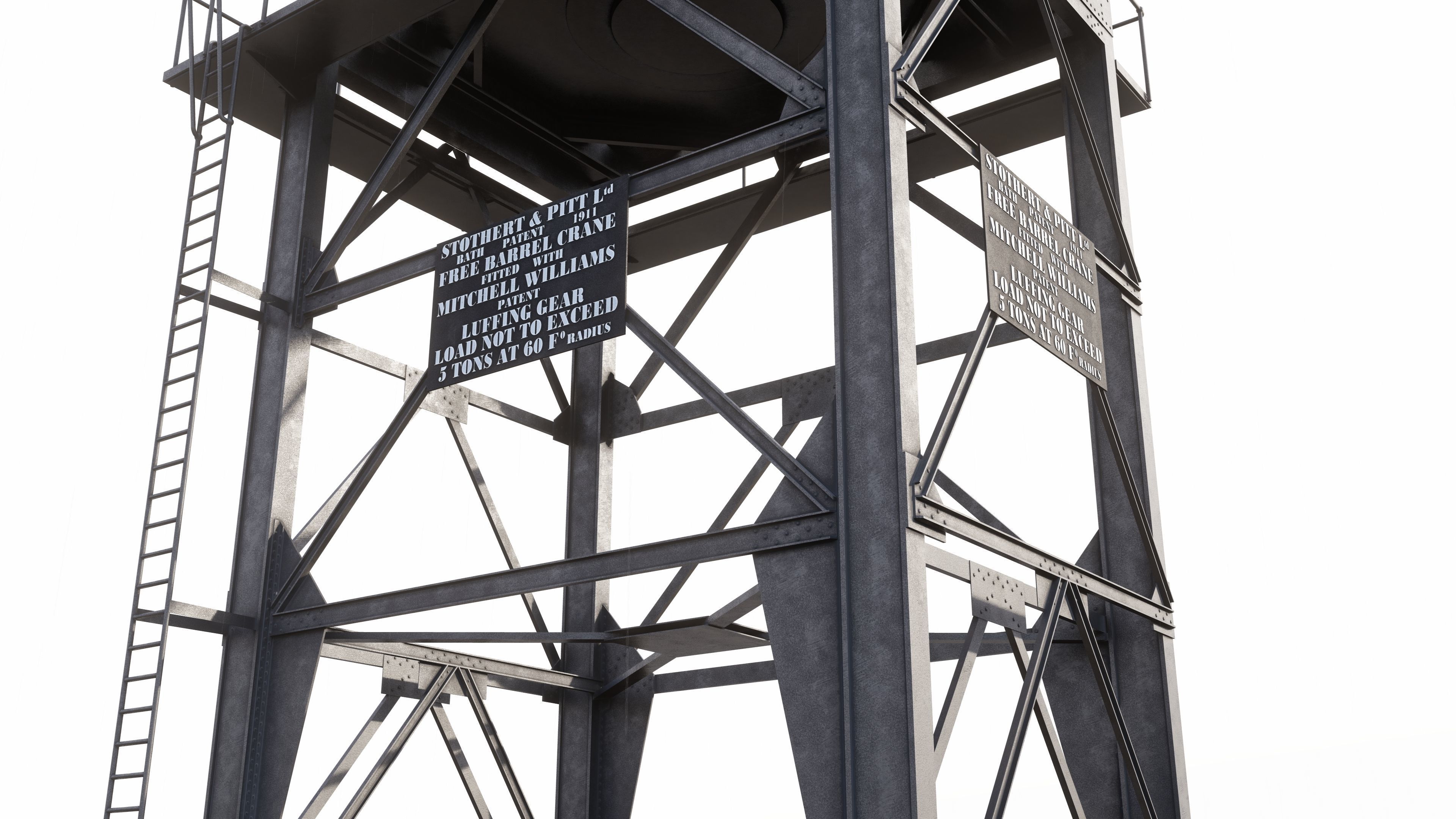 Southampton Crane 3D model 3D model_19