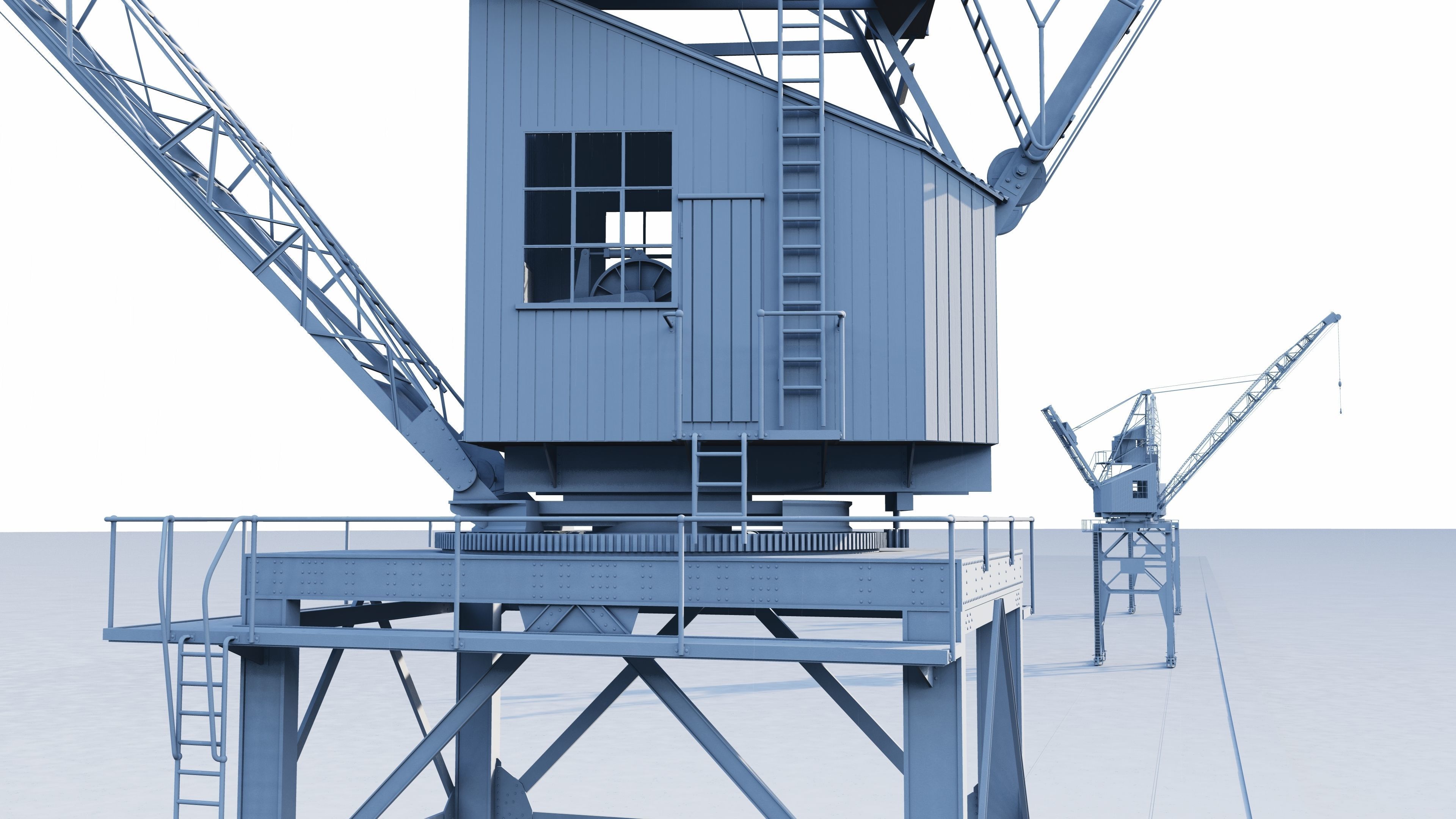 Southampton Crane 3D model 3D model_33