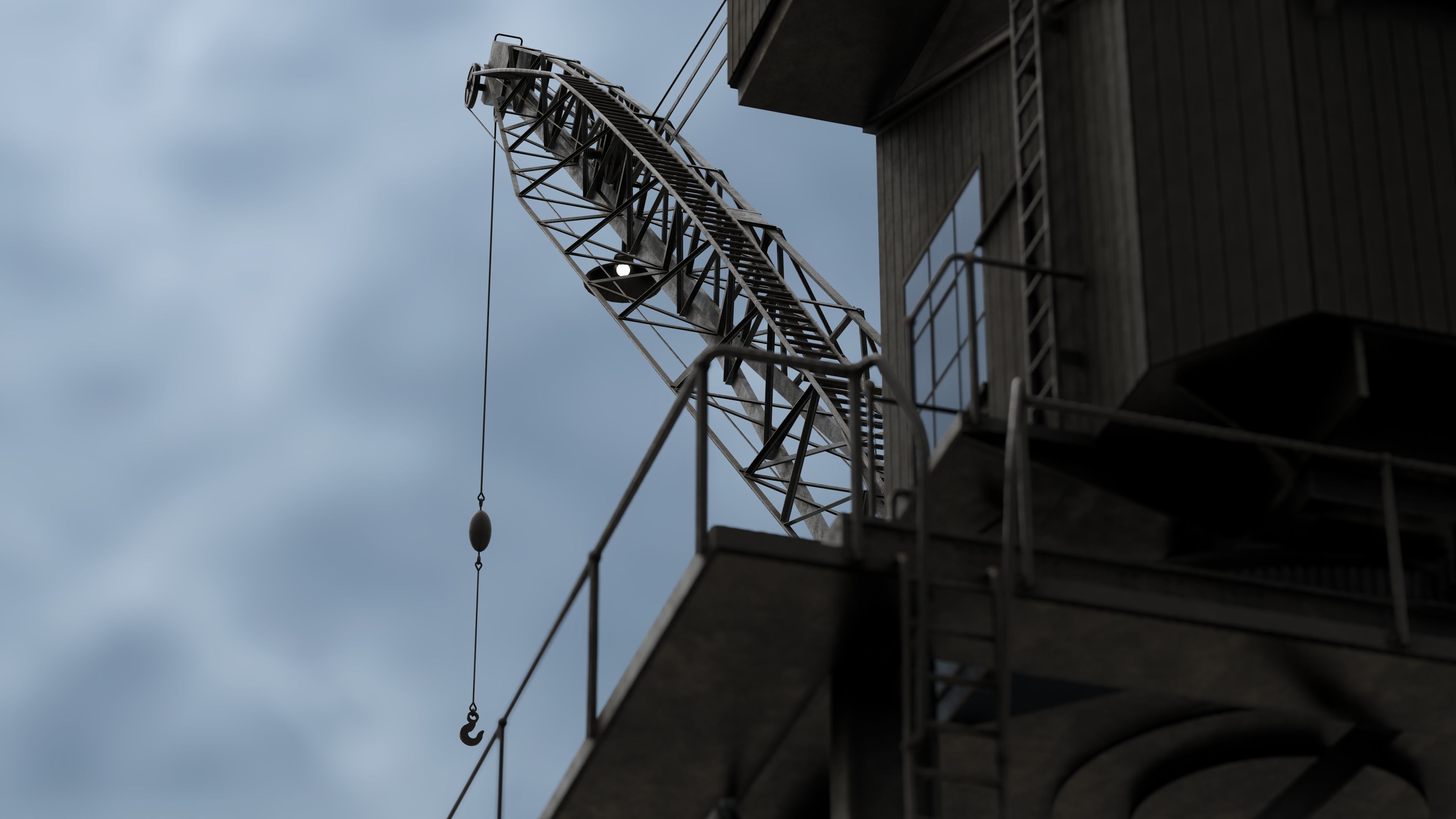 Southampton Crane 3D model 3D model_10