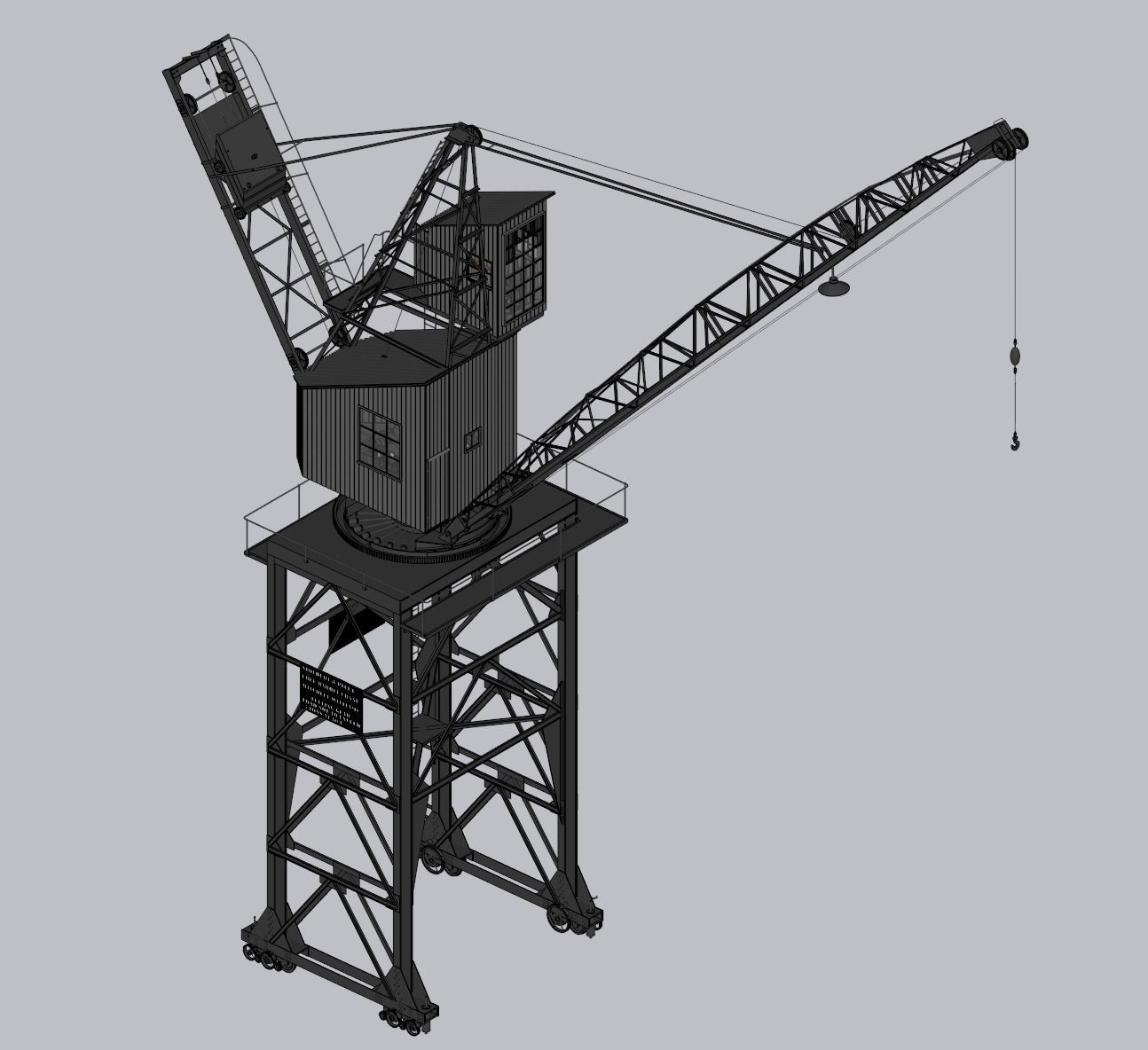 Southampton Crane 3D model 3D model_44