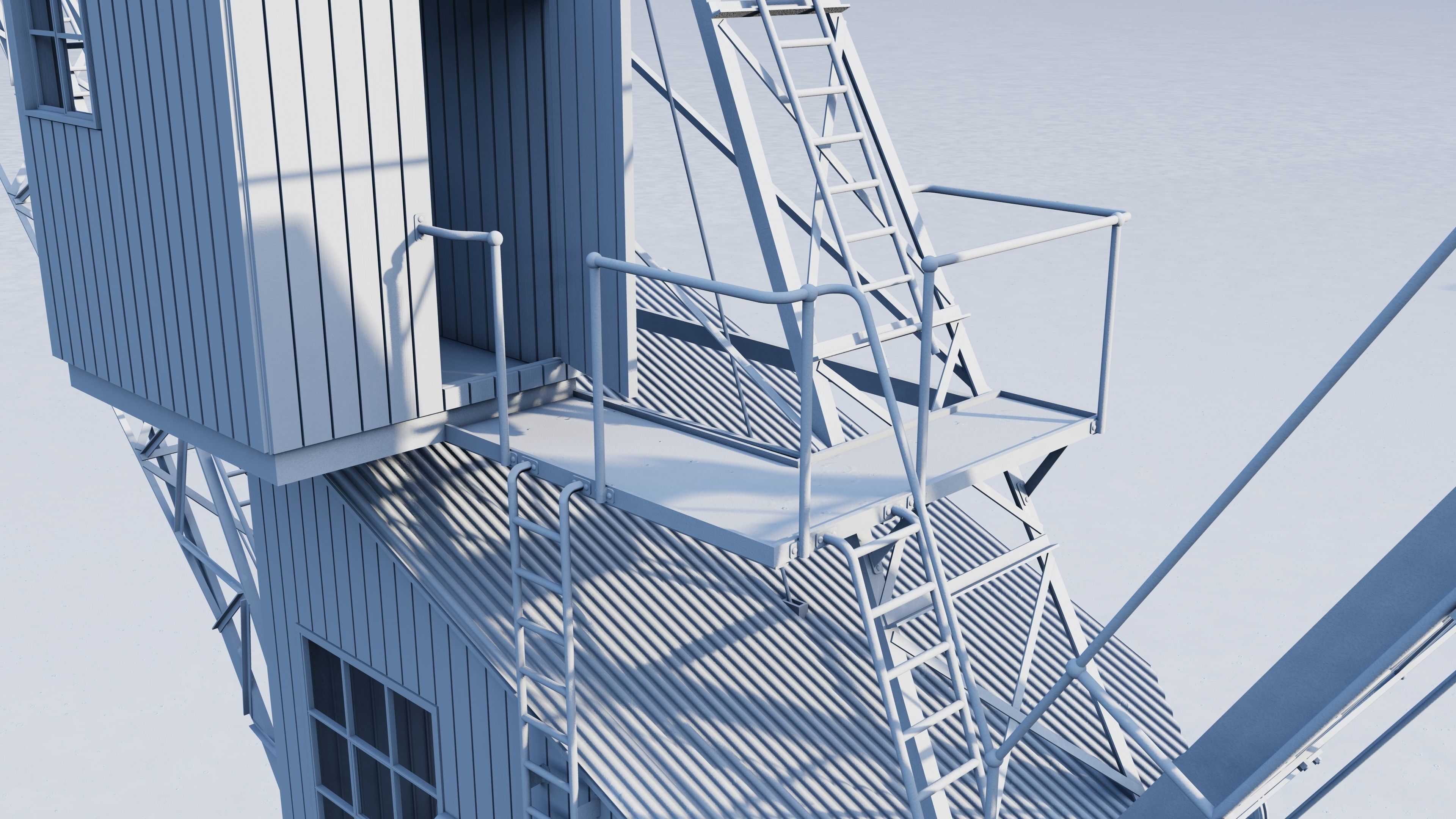 Southampton Crane 3D model 3D model_36