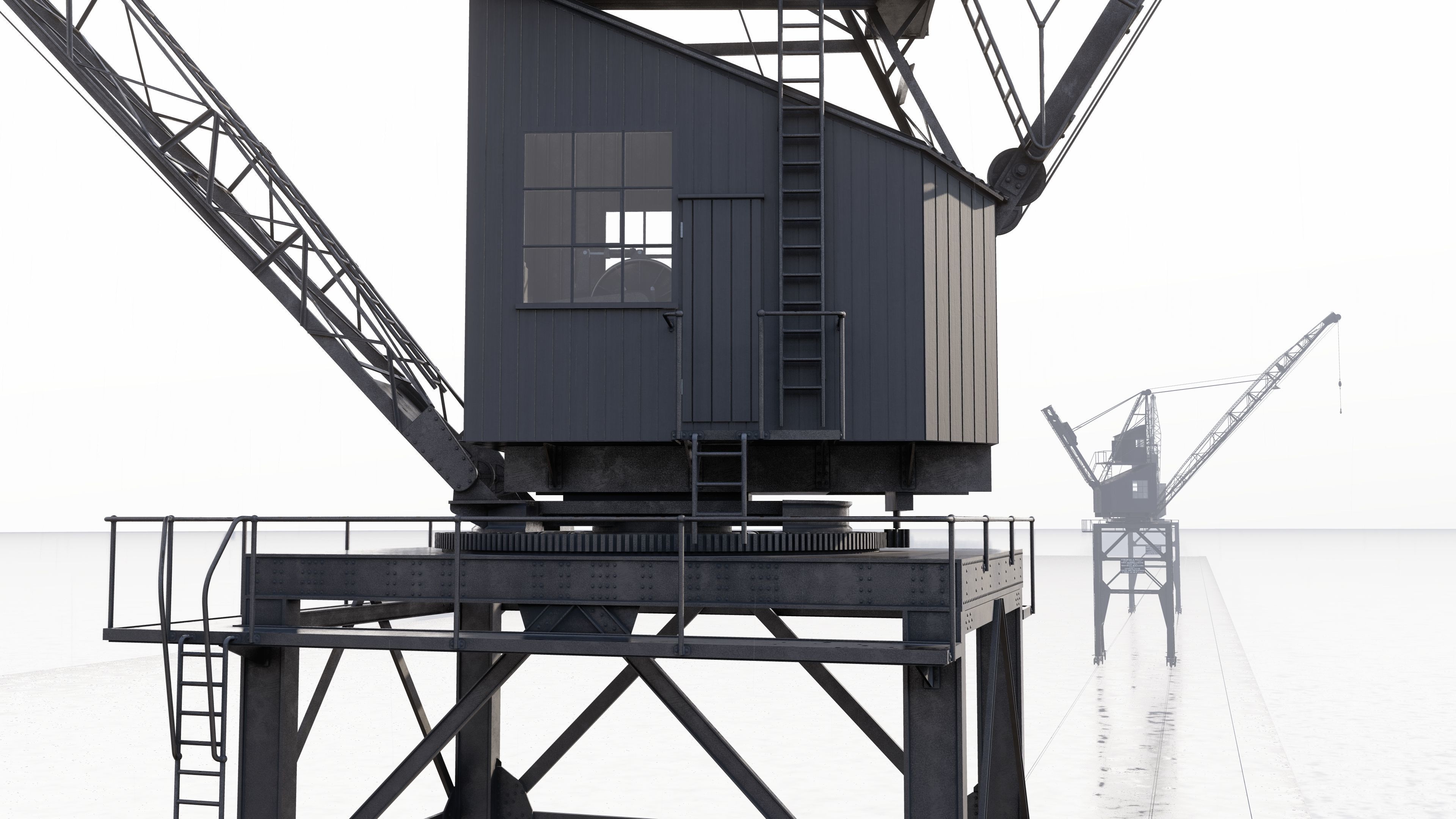 Southampton Crane 3D model 3D model_14