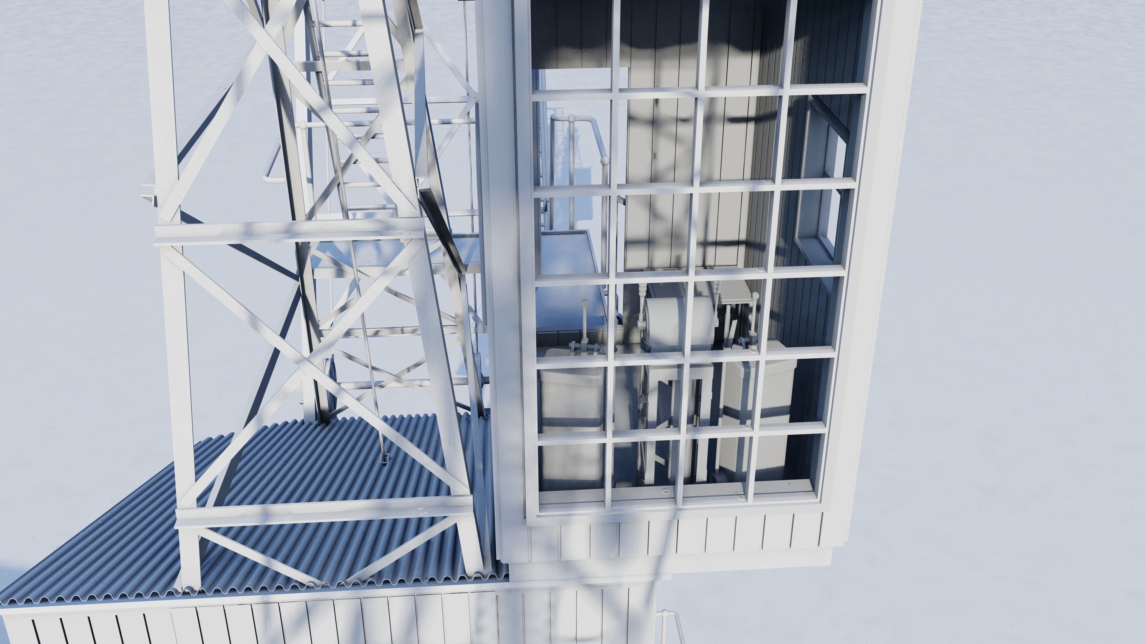 Southampton Crane 3D model 3D model_41