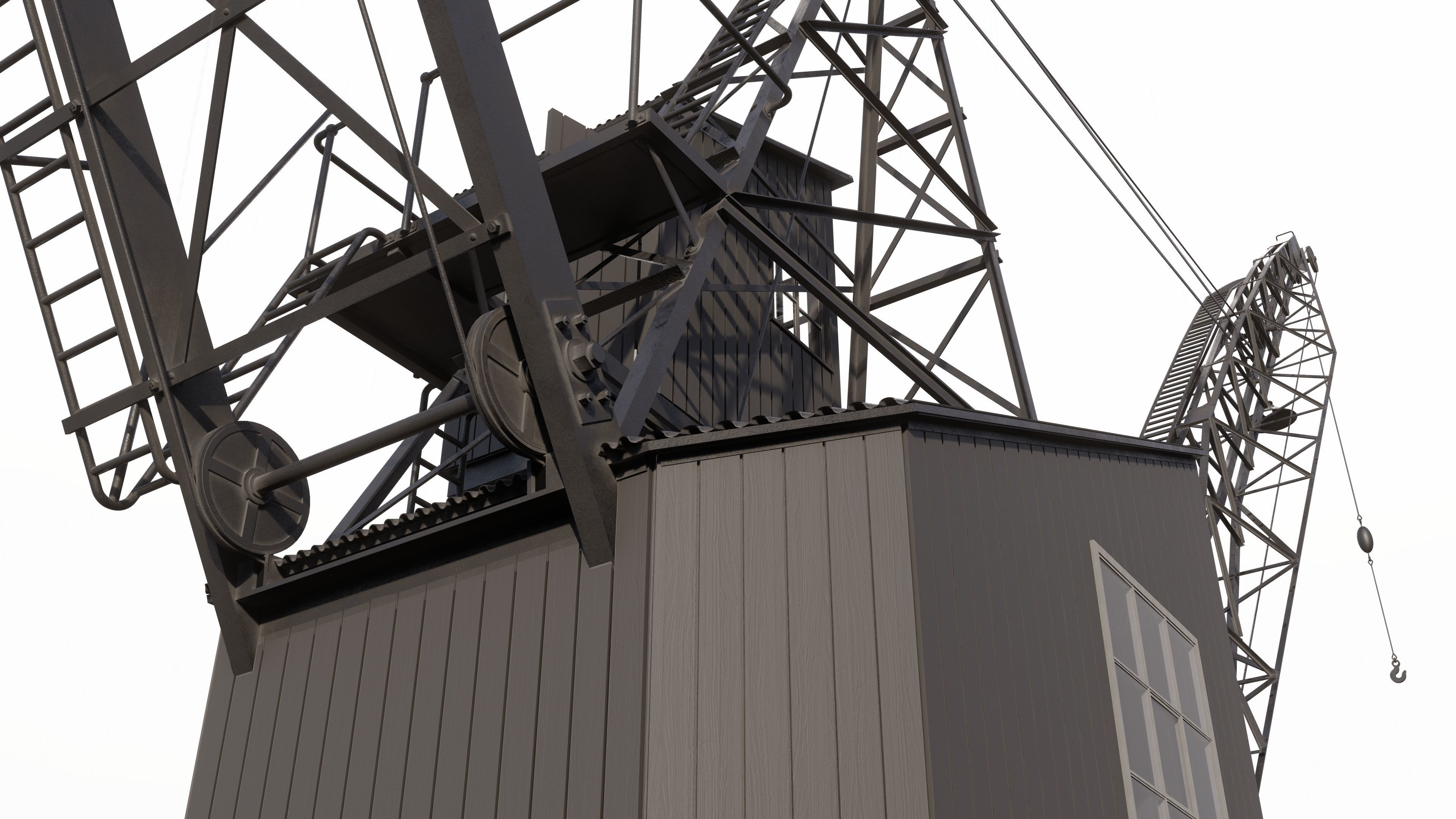 Southampton Crane 3D model 3D model_21