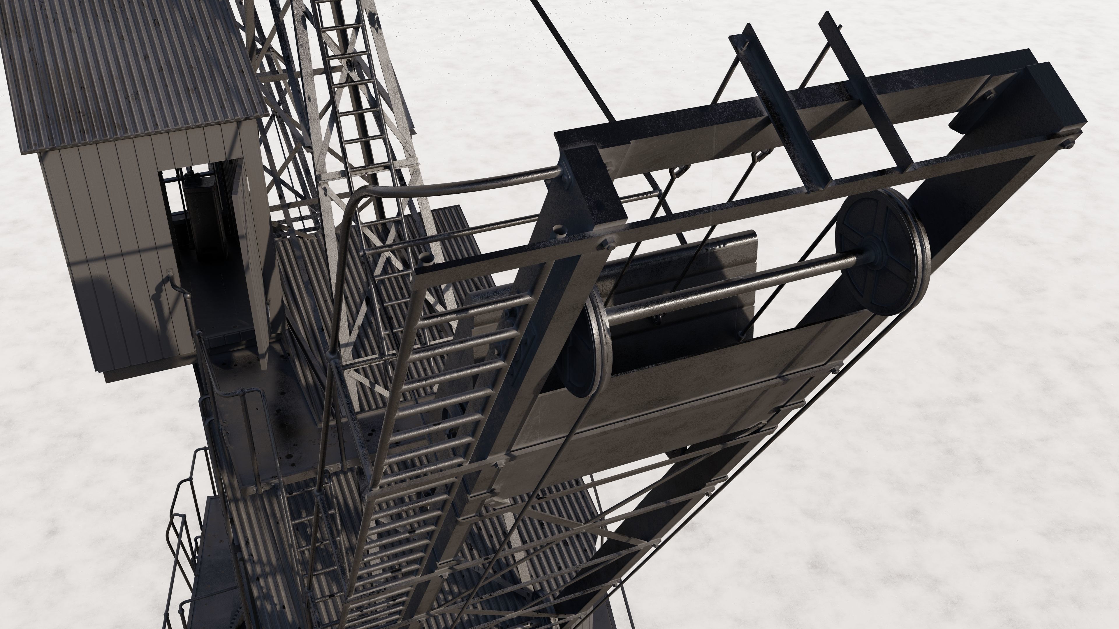 Southampton Crane 3D model 3D model_12