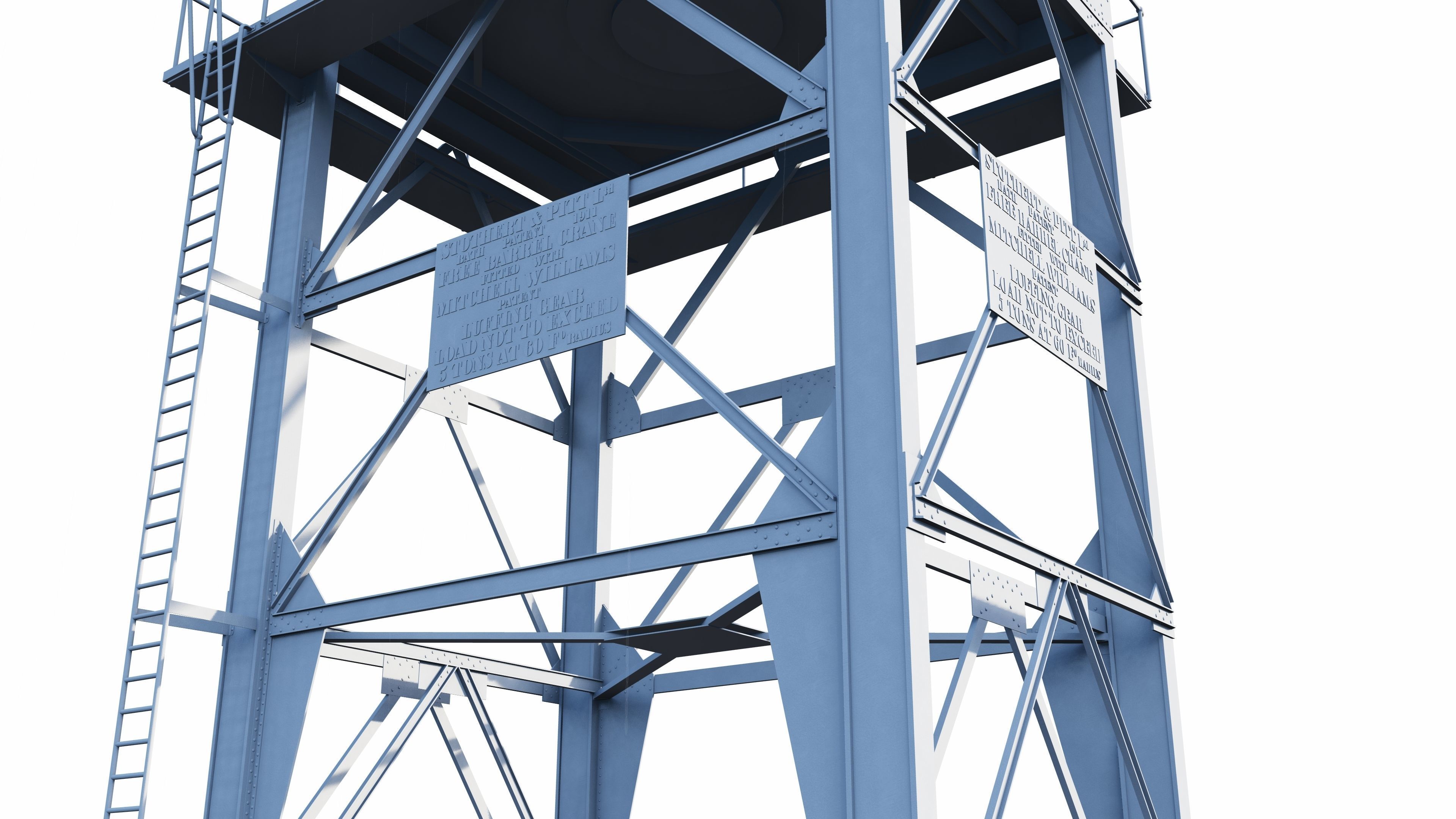 Southampton Crane 3D model 3D model_37