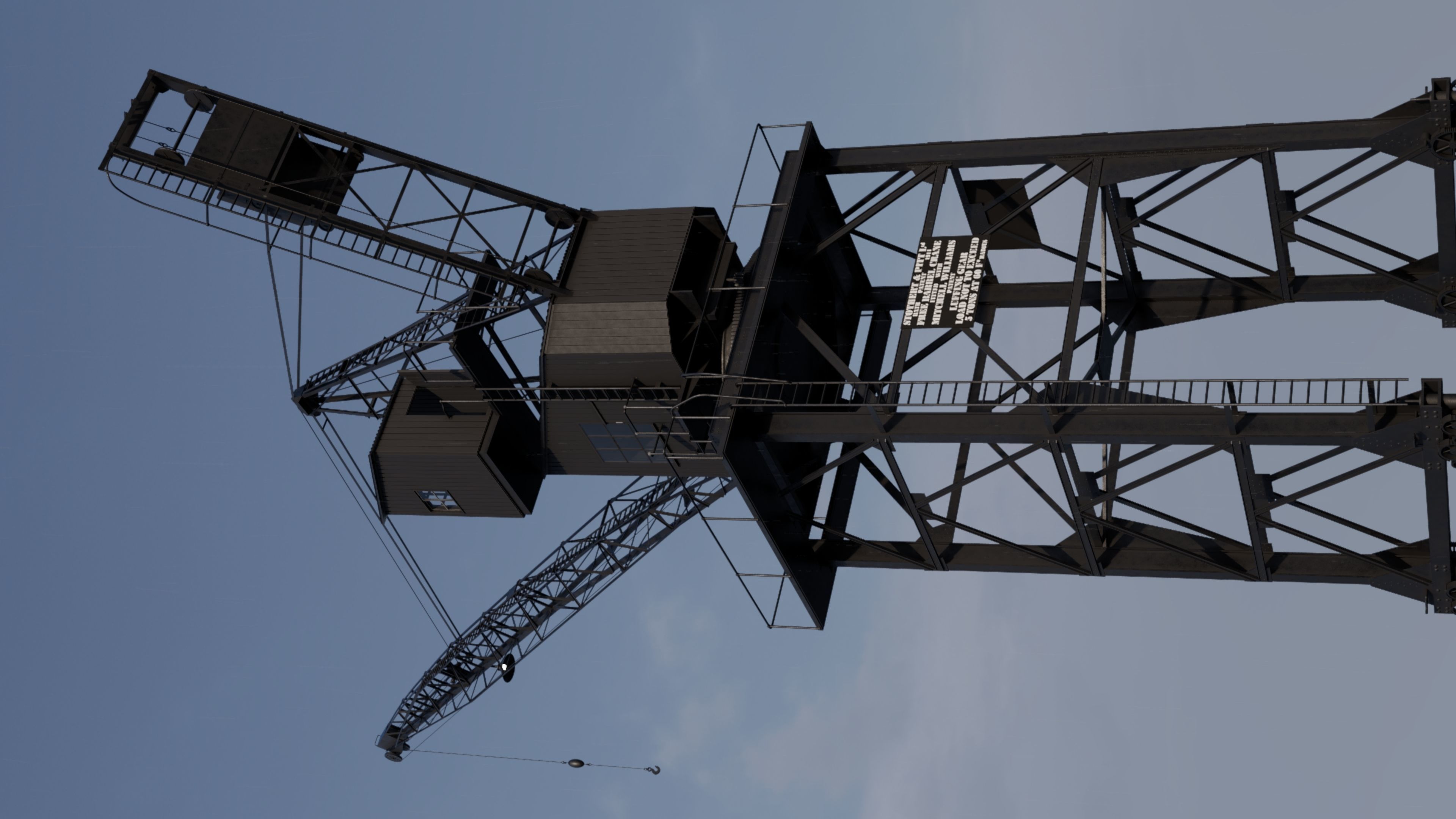 Southampton Crane 3D model 3D model_15